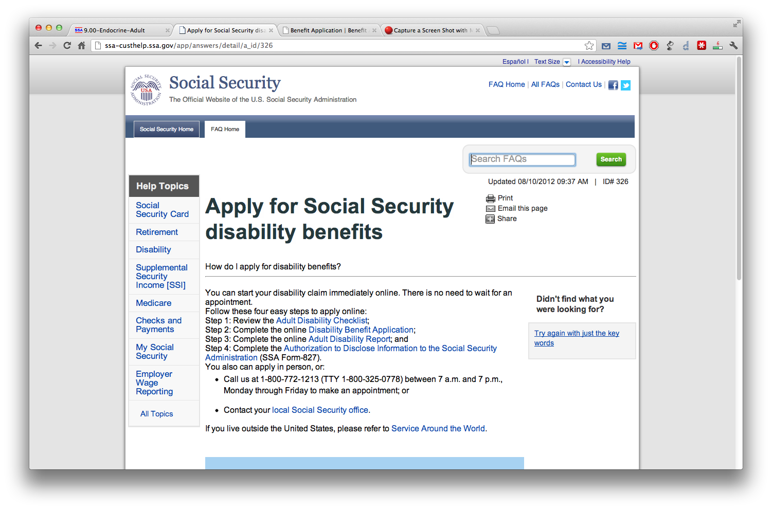 How to apply for Social Security Disability