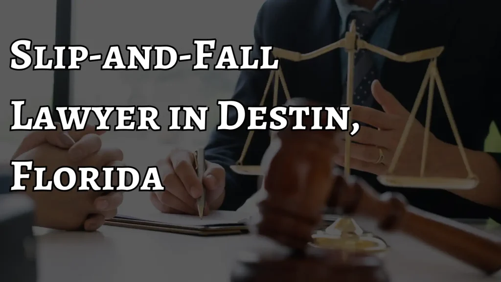 Slip-and-Fall Lawyer in Destin, Florida Image
