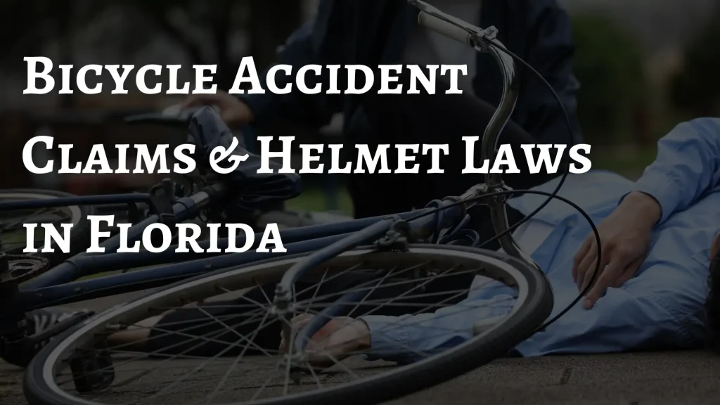 Bicycle Accident Claims & Helmet Laws in Florida Image